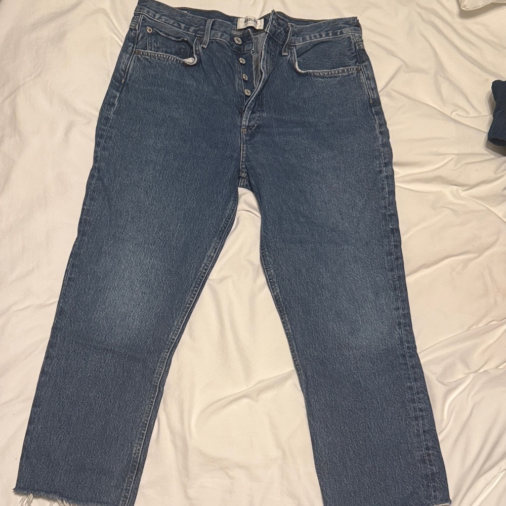 AGOLDE Riley Straight Leg Crop Jeans Sz:30